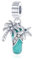 CYCUFF Sterling Silber Charms 925 für Europäische Armband & Halsketten Anhänger Perlen Schmuck Geschenk für Frauen Familie Freunde (Sommer Strand Kokosnuss Seestern Hausschuhe Charm)