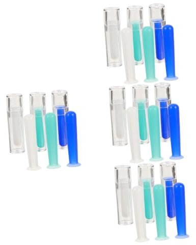 KOMBIUDA 24stücke Teiliges Kontaktlinsen-sauger Professionelle Einsetzhilfen Für Weiche Linsen Tragbar Leicht Und Sicher Für Reisen Und Alltag Farben Grün Blau Und Transparent