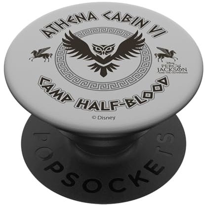 Disney Percy Jackson and the Olympians Athena Cabin Vl Badge PopSockets mit austauschbarem PopGrip