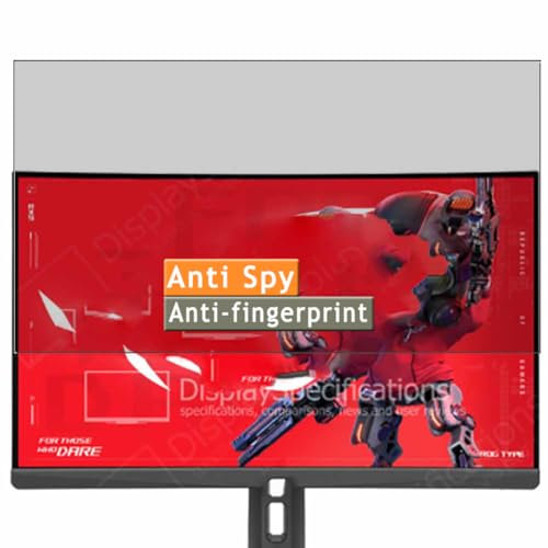 Vaxson TPU Pellicola Privacy, compatibile con Asus ROG Strix XG27WCMS 27 Monitor, Screen Protector Film Filtro Privacy [Non Vetro Temperato]