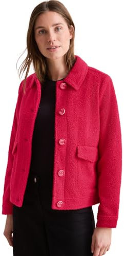 CECIL Damen B202028 Jacke in Woll-Optik, Granita red, L