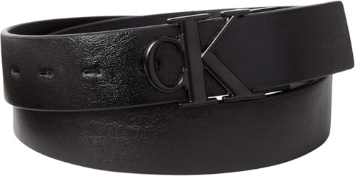 Calvin Klein Herren Ck Buckle Tumbled 35mm Adj/Rev Lv04d7049g Gürtel (1er Pack)