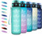 Borraccia Bambina 500ml, Borraccia Motivazionale con Filtro, a Prova di Perdite, Bottiglia Acqua Sportiva con Indicatore del Tempo, Borraccia per Bambini, Campeggio, Corsa, Viaggio, Scuola, Yoga