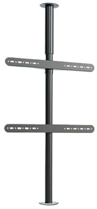 360° Rotating Floor TV Stand For 32-75 Inch Screens, Adjustable Height With Cable Management, Steel Frame(2000-2950mm)