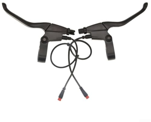 QuivyLivy Electric Bicycle Brake Lever 2 Pin Waterproof, Power-Off Handlebar Switch for E-Scooter, 15.5CM Length 2.2CM Diameter, Fits Most Handlebars
