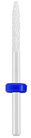 JCMASTER® Premium Nagelfräser Bit Keramik Nagelhaut Detail 2.35mm Aufsatz Gelnägel Medium Acrylnägel Schleifen Acryl Maniküre, Pediküre Spitzkegel Acrylnägel inkl 1x Halterung