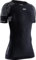 X-Bionic Damen Invent Round Neck, Short Sleeve T Shirt, Opal Black/Arctic White, S