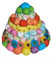 Marshmallow Biribao Torta Piccola Colorata 580 g