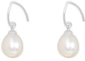 Pernille Corydon Perlenohrringe mit Echter Perle Silber 925 - Lagoon Earhooks/Summer of Shades Serie - E258s