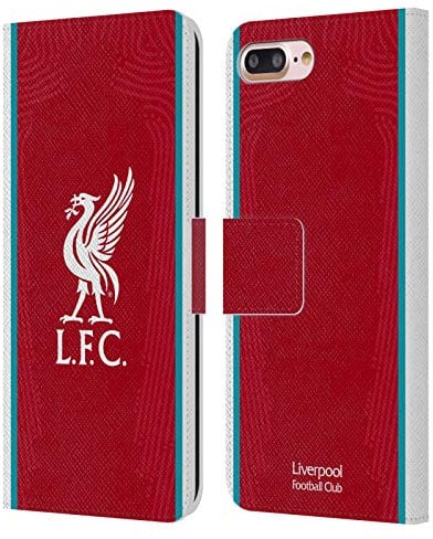 Head Case Designs Officially Licensed Liverpool Football Club Home 2020/21 Leather Book Wallet Case Cover Compatible With Apple iPhone 7 Plus/iPhone 8 Plus