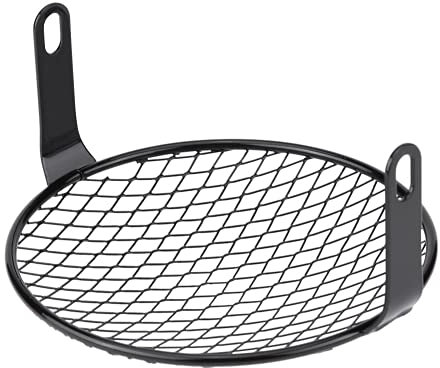6.5in Griglia per Faro per Motocicletta Maschera per Copertura per griglia Rotonda per Faro Laterale per Moto(Oblique Grid),Modifica/retrofit/Prestazioni dell'auto,Modifica luci Auto