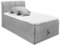 GRANADA 2 Polsterbett 120x200 mit Bettkasten, Grau - Modernes Einzelbett mit dekorativer Steppung & Kaltschaum Topper - 120 x 110 x 210 cm (B/H/T)