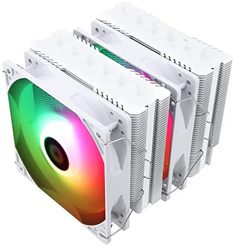 Thermalright Peerless Assassin 120 SE ARGB Weiß CPU Luftkühler, 6 Heatpipes Kühler, 120mm TL-C12CW-S PWM Lüfter, Aluminium Kühlkörper Abdeckung, für AMD AM4/AM5 Intel 1700/1150/1151/1200