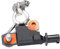 X AUTOHAUX Batterie Sensor 38920-TR0-A02 Batterie Spannung Temperatursensor