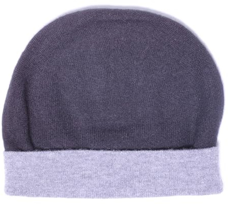 Tumelo 100% Kaschmir Mütze Damen & Herren, edle Cashmere Strickmütze, Unisex, Wendbar