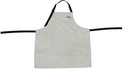 Zerodeko Wasserdichte Schürze 1 Stück Wasserdichte Und Ölbeständige Schürze Für Kleinkinder Weiß Geschenk Pvc Grill Arbeitsschürze