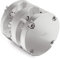 4happy Sonnenschirmhalter Balkongeländer – Aluminium Sonnenschirm Balkon Halterung - Schirmhalterung SunnyFox Silber