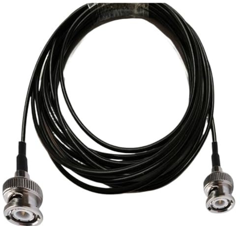CAMCHJVVM Conector BNC macho a BNC macho Cable de puente RF RG174 1m 3m 10m (Color : 10m)