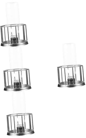 INOOMP 4stücke Turtle Pet Futter Und Wassernapf Aus Edelstahl Multifunktionale Fütterungs Und Trinkschale Für Reptilien Und Schildkröten Im Terrarium Leicht Zu Reinigen Und Langlebig