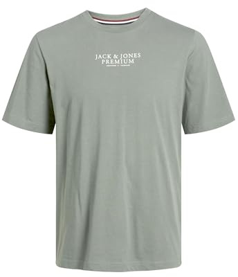JACK & JONES Male Logo T-Shirt Jprbluarchie SS Tee Crew Neck Noos, Iceberg Green, M Hommes