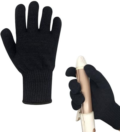 1-teiliger Professionelle Hitzebeständige Handschuhe,professioneller hitzebeständiger Handschuh für das Haarstyling,Hitzeschutz Handschuh,Hitzehandschuh für Haarstyling Lockenstäbe Usw Anti Dauerwell