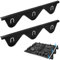 4pcs Cache-Espaces pour Cuisinière, en Acier Inoxydable Protection de Joint pour Cuisinière Longueur Rétractable 35 à 70cm Résistant à la Chaleur et Facile à Nettoyer