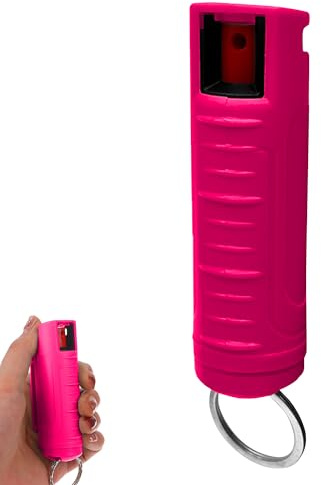FURY Hardshell Pepper Spray, 12Ft Range, Multiple Color Options