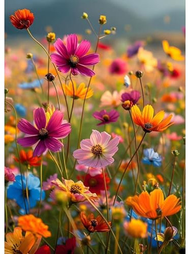 GHHKUD Blumen Diamond Painting für Erwachsene, 5D DIY Diamant Painting Bilder für Erwachsene Anfänger, Diamond Art Painting Set, Full Drill Diamant Malerei für Haus Dekoration 30x40 cm