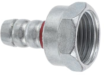 HOMSFOU Gasschlauchadapter aus Stahl mit 1/2 Zoll Innengewinde Vielseitiger Gasherd Rohrverbinder für Sicheren Einsatz im Haushalt Präzise Gefertigt
