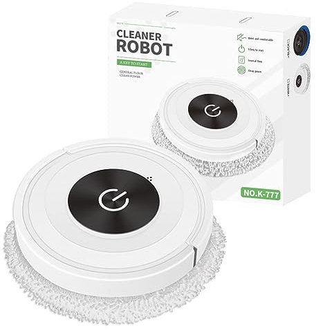 Bamberg Silent Touch Mopping Robot Sweeping Smart Home Appliance Vacuum Cleaner Easy to Use (White)