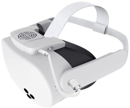 For Meta 3S VR Glasses Cooling Fan Three-speed Adjustable With Charging 3S Display Helmet VR Light Radiator