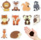 qingmeng Magnete Kinder, 10 Stück Kühlschrankmagnete Kinder Tiere, Magnete für Magnettafel Kinder 2 Jahre Groß Kühlschrank Spielzeug für Whiteboard Vorschulunterricht, Zuhause, Klassenzimmer