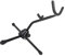 HANABASS Chic Folding Saxophone Support Stand Durable Detachable Sax Storage Rack for Home Music Rooms Performances for Saxophone Players