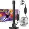 Indoor TV Aerial with Signal Booster – Magnetic Base – 360° Reception – Supports 4K/Full HD Freeview TV – Long Range Digital Antenna with 5M Coaxial Cable – Plug & Play Indoor HDTV Aerial