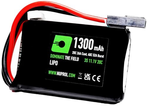 11.1v 1300mAh 20c Micro PEQ LiPo Battery
