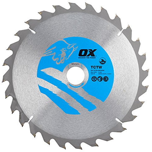 OX Tools Wood Cutting Circular Saw Blade 250/30mm, 28 Teeth ATB