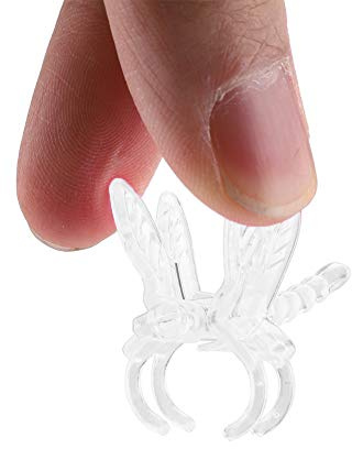 Haofy 100 Pinzas para Plantas de Soporte para orquídeas, Pinzas para Plantas de Vid, Pinzas de libélula de plástico para jardín para apoyar Tallos, Tallos, Enredaderas, Transparente(Transparente)