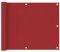 vidaXL Toldo para Balcón Parasol Pantalla Privacidad Malla Ocultación Patio Jardín Terraza Protección Impermeable de Tela Oxford Rojo 75x300 cm