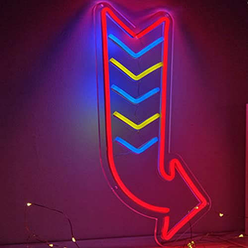 Jinson well Pfeil in Richtung lampe neon zeichen wand, führte dekor nachttischlampen, neon zeichen hochzeit schlafzimmer tabelle geschenk kinder spielzeug dekor dekorationen zum geschenk