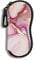 Hion Eyeglass Case Sunglasses Soft Pouch with Belt Clip Ultra Light Neoprene Zipper Eyeglass Case Printed Sunglass Bag for Stylish Portable Travel Glasses Casefor Men & Women(Marble Pink)