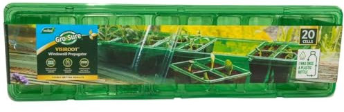 Gro-Sure Visiroot Windowsill Propagator Set, Green