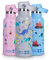 tiddlers & nippers Stainless Steel Vacuum Insulated Double Wall Kids Reusable Water Bottle with Leak Proof Straw 500ml | Keeps Cool for 24hrs & Warm for 10hrs + (Dinky Dinos)