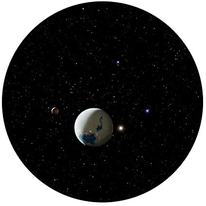 Slide Discs for Orzorz Star Projector Galaxy Lite Home Planetarium (Work with Orzorz Star Projector) (Terrestrial Planet)