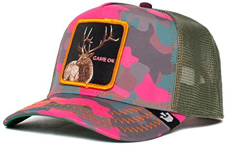 Goorin Bros. Unisex-Erwachsene The Farm Kablamo Camo Collection Adjustable Trucker Cap Baseballkappe, Rosa (Elk Season Dreams), Einheitsgröße