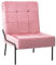 LAPOOH Relaxstuhl 65x79x87 cm Rosa Samt, Kinosessel, Ohrensessel, Heimkino Sofa, Schlafsessel, Relax Sessel, Tv Möbel, Seniorensessel