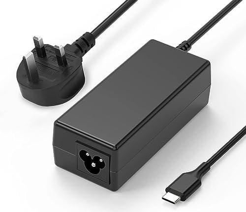 65W Thinkpad Laptop Charger Replacement for Lenovo Thinkpad x1 Carbon T14 T15 T480 T480s T490 T490s T580, USB C Laptop Charger for Lenovo
