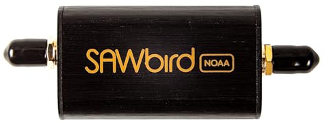 Nooelec SAWbird NOAA - Premium LNA and Saw Filter for Weather Satellite Applications. Ultra-Low Noise Amplifier Module to Capture NOAA (APT) & Meteor M2 Images. 137MHz Center Frequency, 20dB Gain