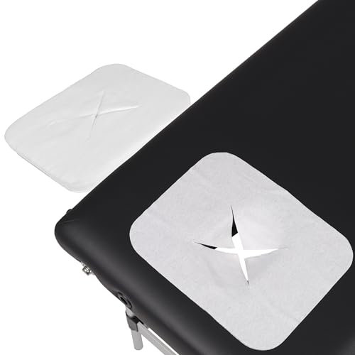 HABYS Lot de 100 lingettes nasales jetables de qualité supérieure pour table de massage - Grammage élevé de 45 g/m² - Ultra doux et non adhésif - 35 x 27,5 cm