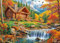 Puzzle 1000 Teile für Erwachsene, klassisches Lernspiel-Hirsch im Dschungel- Dekoration Puzzle Geschenke