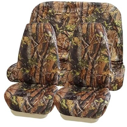 Auto Sitzbezug Auto Camouflage Sitzbezug Universal Wasserdicht Seat Protector Outdoor Jagd Camping Vorne Hinten Sitzbezug Zubehör Sitzbezüge Auto(5pcs Seats)